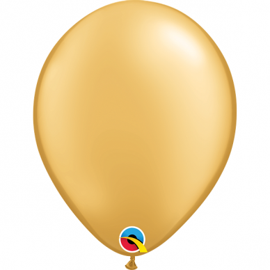 Perlamutrinis ''Gold'' spalvos balionas (12cm)