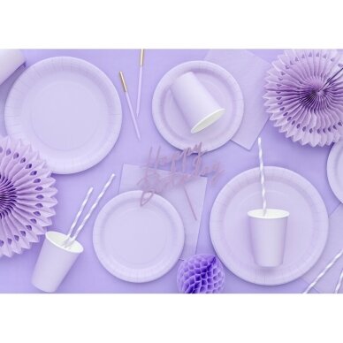 Puodeliai šviesiai violetinės spalvos 1 Puodeliai šviesiai violetinės spalvos 1