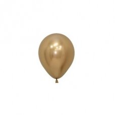 ''Reflex Gold'' spalvos balionas (12cm) - 50vnt