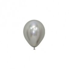 ''Reflex Silver'' spalvos balionas (12cm)