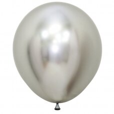 ''Reflex Silver'' spalvos balionas (45cm)