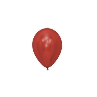 ''Reflex Red'' spalvos balionas (12cm)