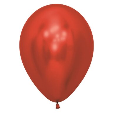''Reflex Red'' spalvos balionas (30cm) - 50vnt