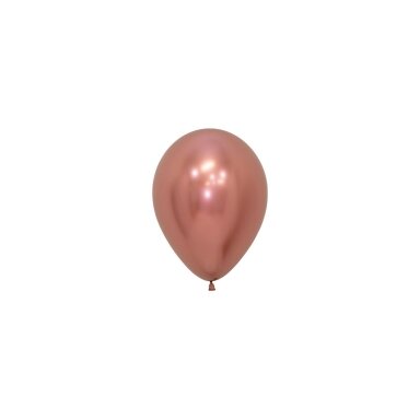 ''Reflex Rose Gold'' spalvos balionas (12cm) - 50vnt