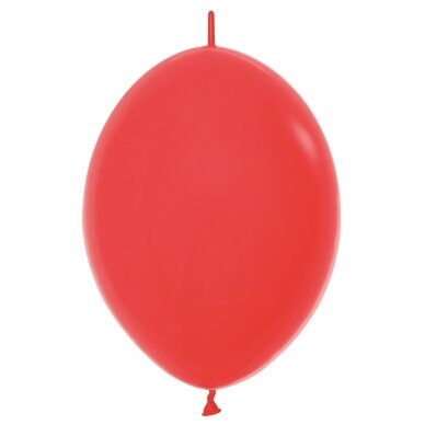 ''Red'' spalvos jungiantis balionas (30cm) - 50vnt ''Red'' spalvos jungiantis balionas (30cm) - 50vnt