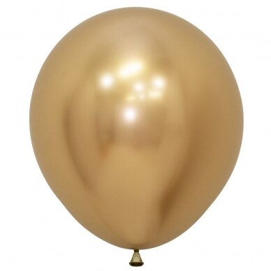 ''Reflex Gold'' spalvos balionas (45cm)