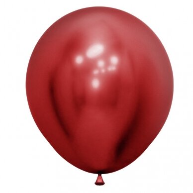 ''Reflex Red'' spalvos balionas (45cm)