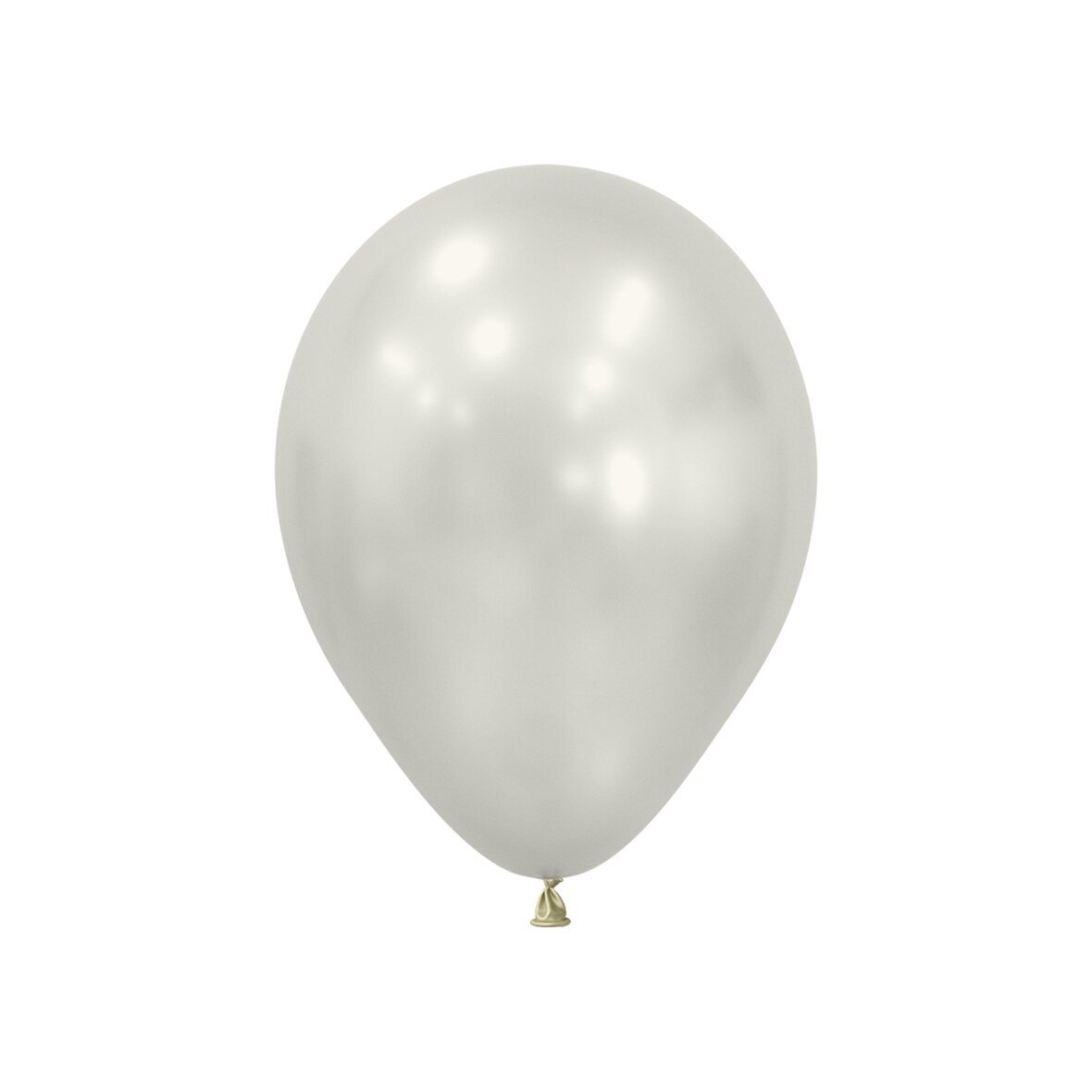 ''Silk Oyster White'' spalvos balionas (23cm) - 50vnt