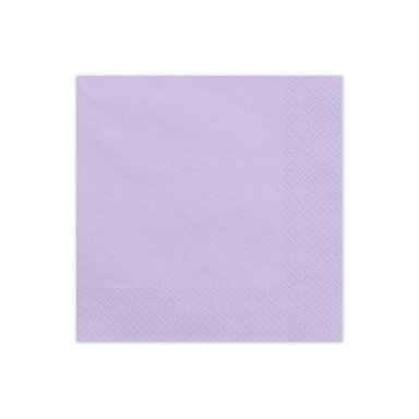 Servetėlės šviesiai violetinės spalvos
