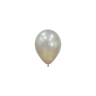 ''Silk Cream Pearl'' spalvos balionas (12cm) - 50vnt