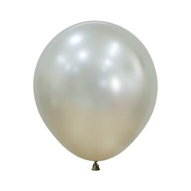 ''Silk Cream Pearl'' spalvos balionas (45cm)