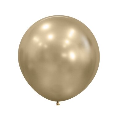 ''Silk Gold Dust'' spalvos balionas (60cm)