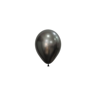 ''Silk Midnight Grey'' spalvos balionas (12cm) - 50vnt