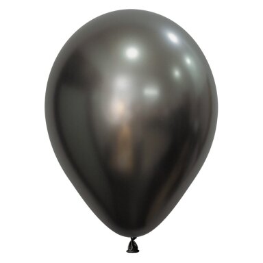 ''Silk Midnight Grey'' spalvos balionas (30cm) - 50vnt