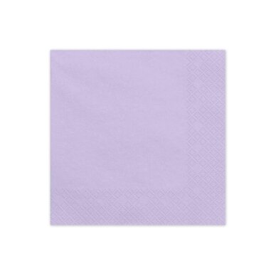 Servetėlės šviesiai violetinės spalvos