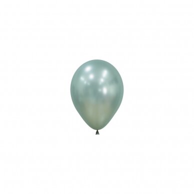 ''Silk Cool Mint'' spalvos balionas (12cm) - 50vnt ''Silk Cool Mint'' spalvos balionas (12cm) - 50vnt