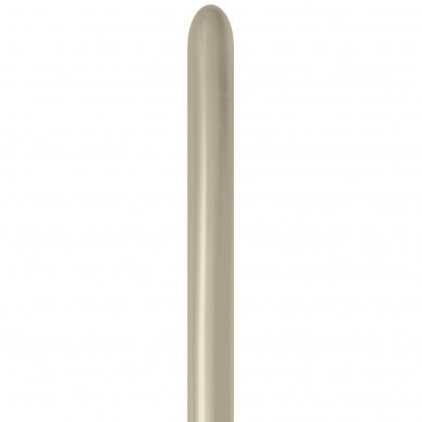 ''Silk Cream Pearl'' spalvos modeliavimo balionas 260M - 50vnt ''Silk Cream Pearl'' spalvos modeliavimo balionas 260M - 50vnt