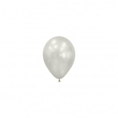 ''Silk Oyster White'' spalvos balionas (12cm) ''Silk Oyster White'' spalvos balionas (12cm)
