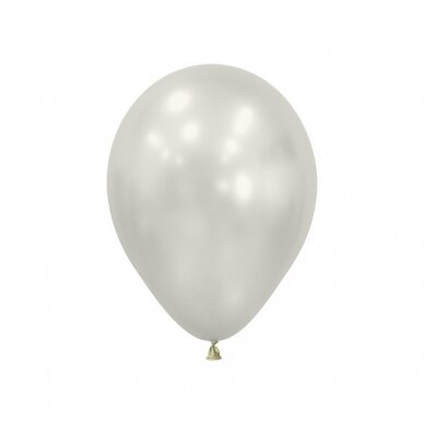 ''Silk Oyster White'' spalvos balionas (23cm) - 50vnt ''Silk Oyster White'' spalvos balionas (23cm) - 50vnt