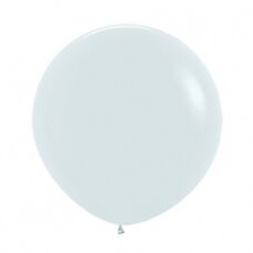 ''White'' spalvos balionas (60cm)