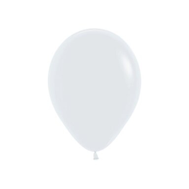 ''White'' spalvos balionas (23cm)