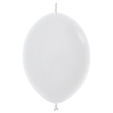 ''White'' spalvos jungiantis balionas (30cm) - 50vnt