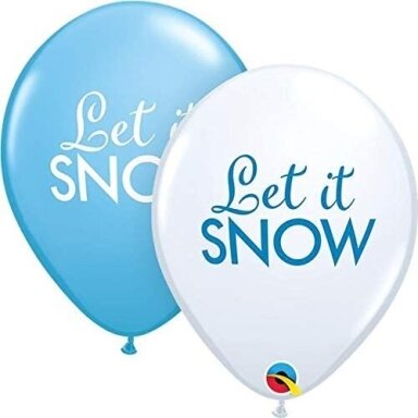Balionai ''Let it snow'' (28cm) - 6vnt