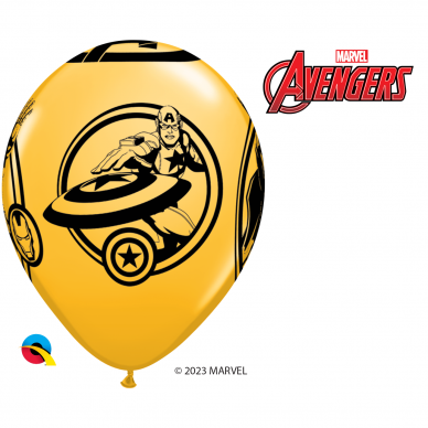 Balionas ''Avengers'' geltonai auksinis (28cm) 1