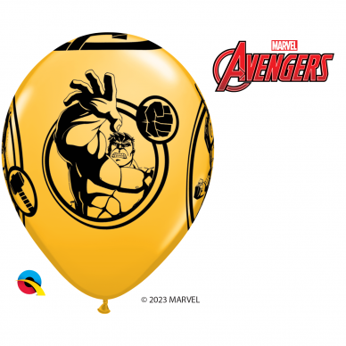 Balionas ''Avengers'' geltonai auksinis (28cm) 2