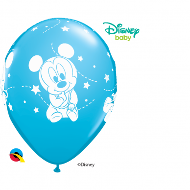 Balionas ''Baby Mickey'' mėlynas (28cm)