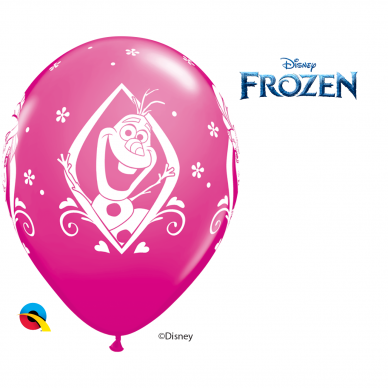 Balionas ''Frozen Happy Birthday'' avietinis (28cm) 3