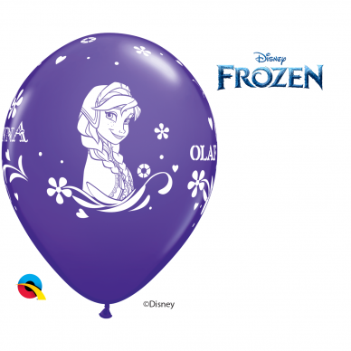 Balionas ''Frozen'' violetinis (28cm)
