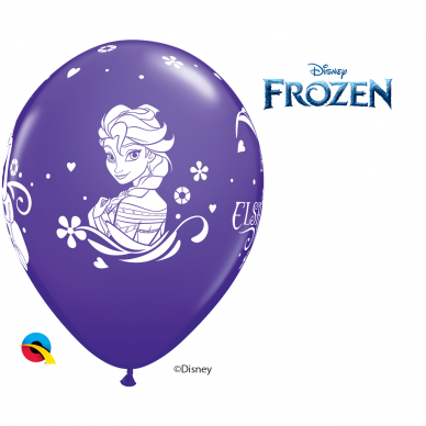 Balionas ''Frozen'' violetinis (28cm) 2