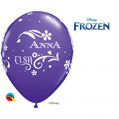 Balionas ''Frozen'' violetinis (28cm) 3