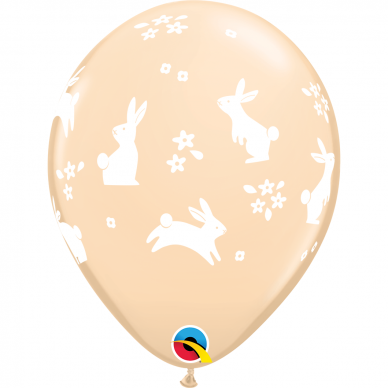 Balionas ''Kiškučiai'' kūno spalvos (28cm) Balionas ''Kiškučiai'' kūno spalvos (28cm)