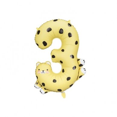 Balionas skaičius ''3'' gepardas