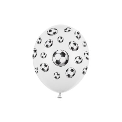 Balionas ''Su futbolo kamuoliais'' (30cm) Balionas ''Su futbolo kamuoliais'' (30cm)