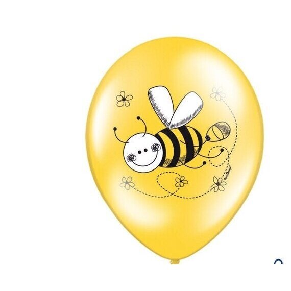 Balionas su bitute, geltonas (30cm) Balionas su bitute, geltonas (30cm)
