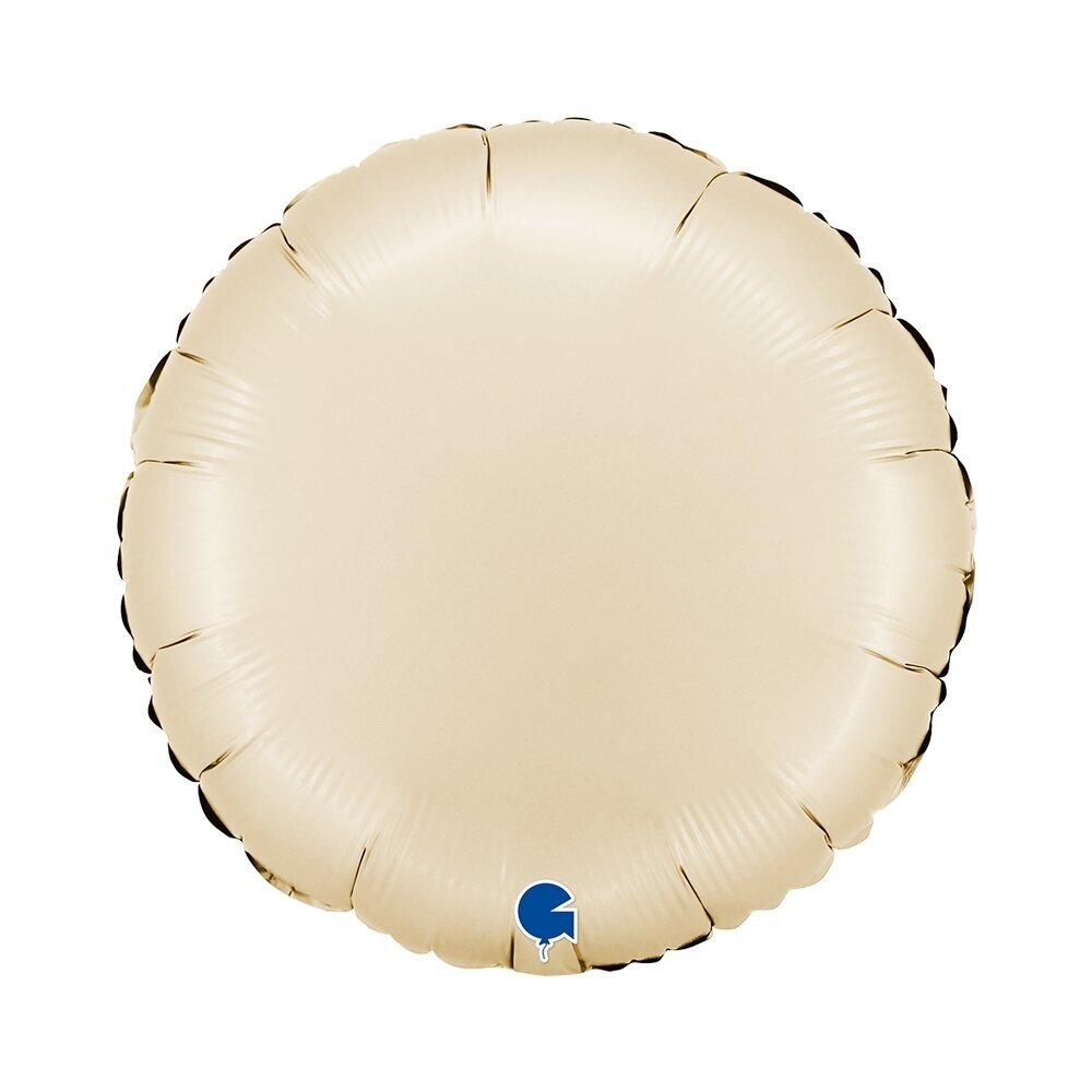 Folinis balionas apskritimas ''Satin Cream'' Folinis balionas apskritimas ''Satin Cream''