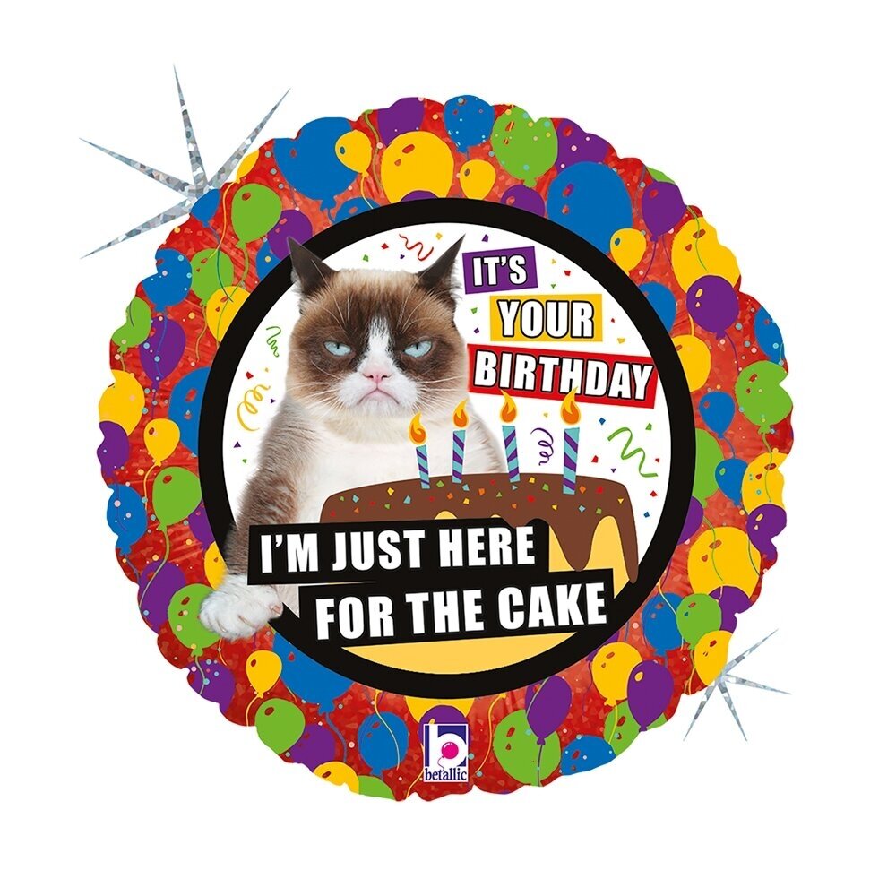 Folinis balionas ''Grumpy Cat, It's Your Birthday''