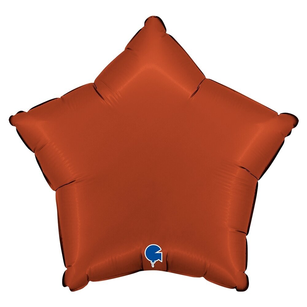 Folinis balionas žvaigždutė ''Satin Brick Red'' Folinis balionas žvaigždutė ''Satin Brick Red''