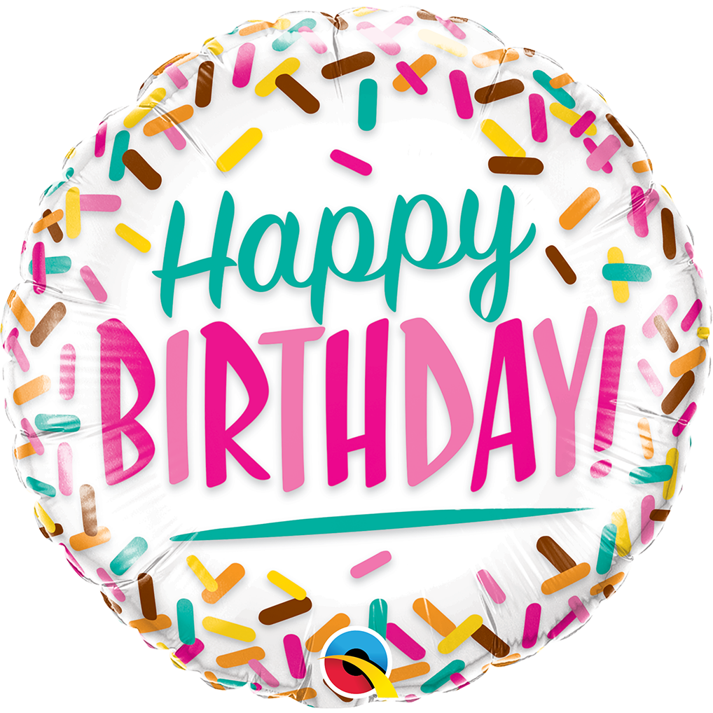 Folinis balionas ''Happy Birthday - pabarstukai'' Folinis balionas ''Happy Birthday - pabarstukai''