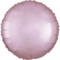 Folinis balionas apskritimas, pastelinis rožinis