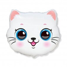 Folinis balionas ''Baltas katinėlio veidukas''