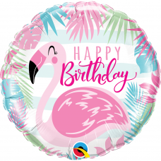 Folinis balionas ''Happy Birthday - flamingas''