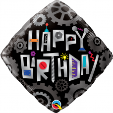Folinis balionas ''Happy Birthday - roboto krumpliaračiai''