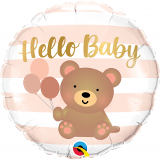 Folinis balionas ''Hello Baby meškutis''