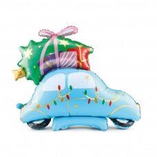 Folinis balionas ''Kalėdinis automobilius''