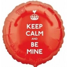 Folinis balionas ''Keep calm and be mine''