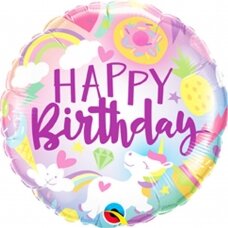 Folinis balionas linksmo gimtadienio ''Vienaragis''